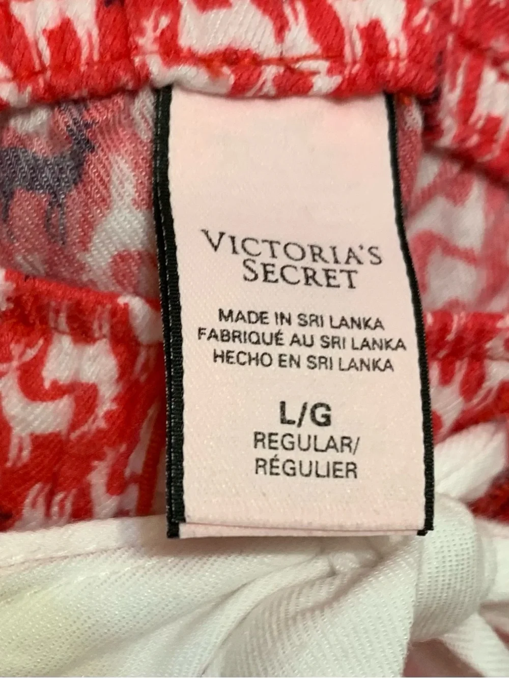 Victoria’s Secret “The Dreamer” Flannel Large Pajama Deer Set.              3790